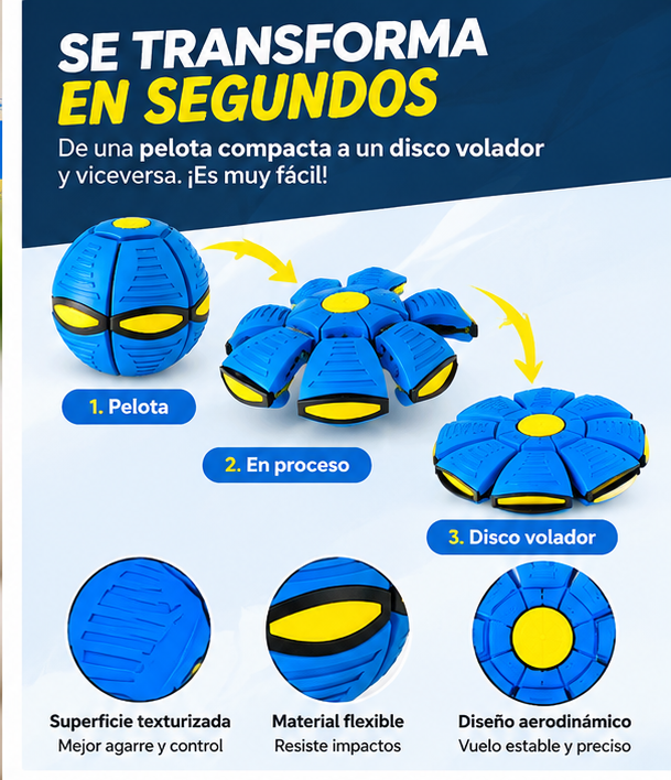 Pelota voladora de Juguete para Perros